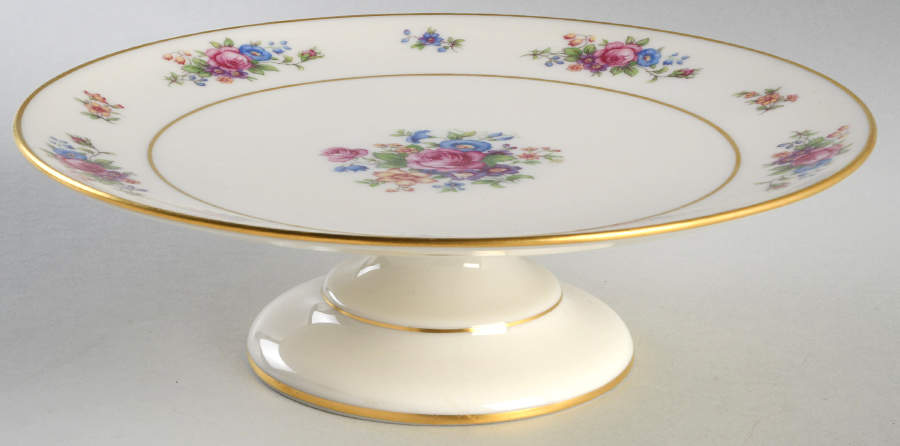 Lenox Rose Footed Sandwich Plate by Lenox-1