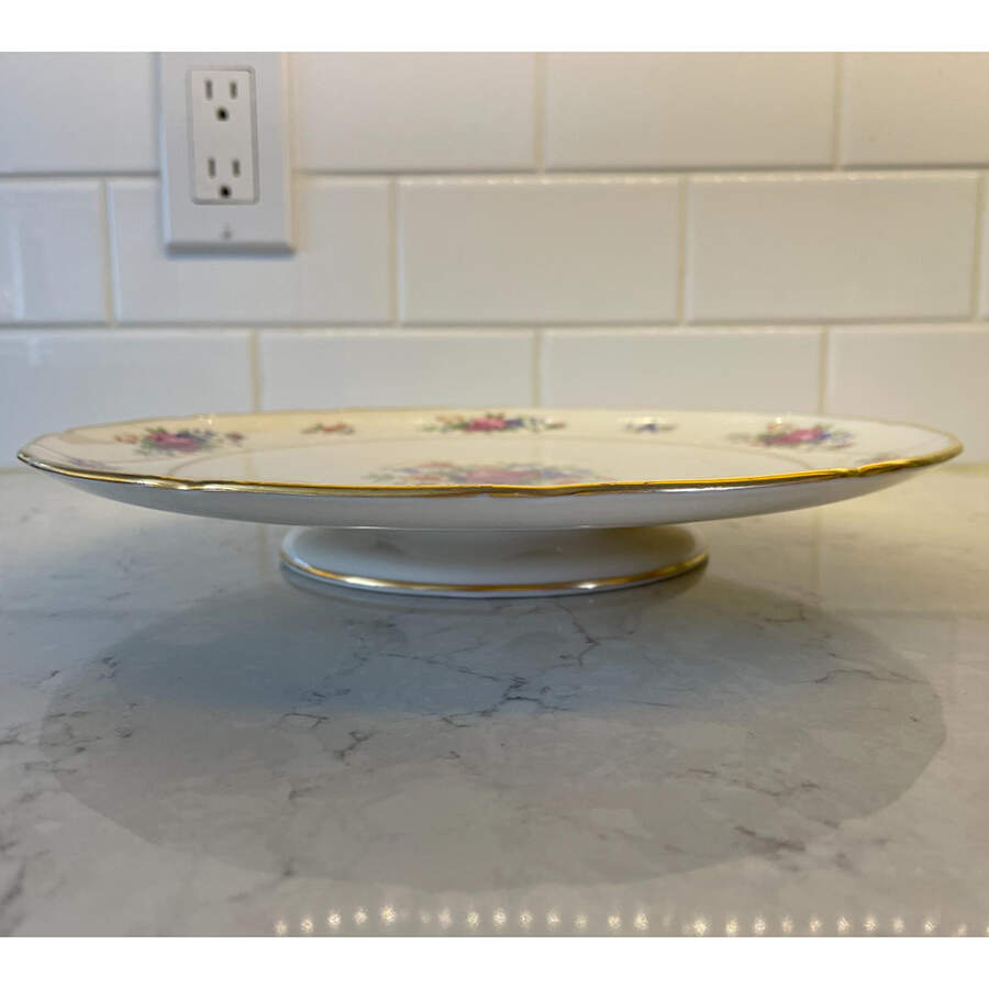 Lenox Rose Footed Sandwich Plate by Lenox-1