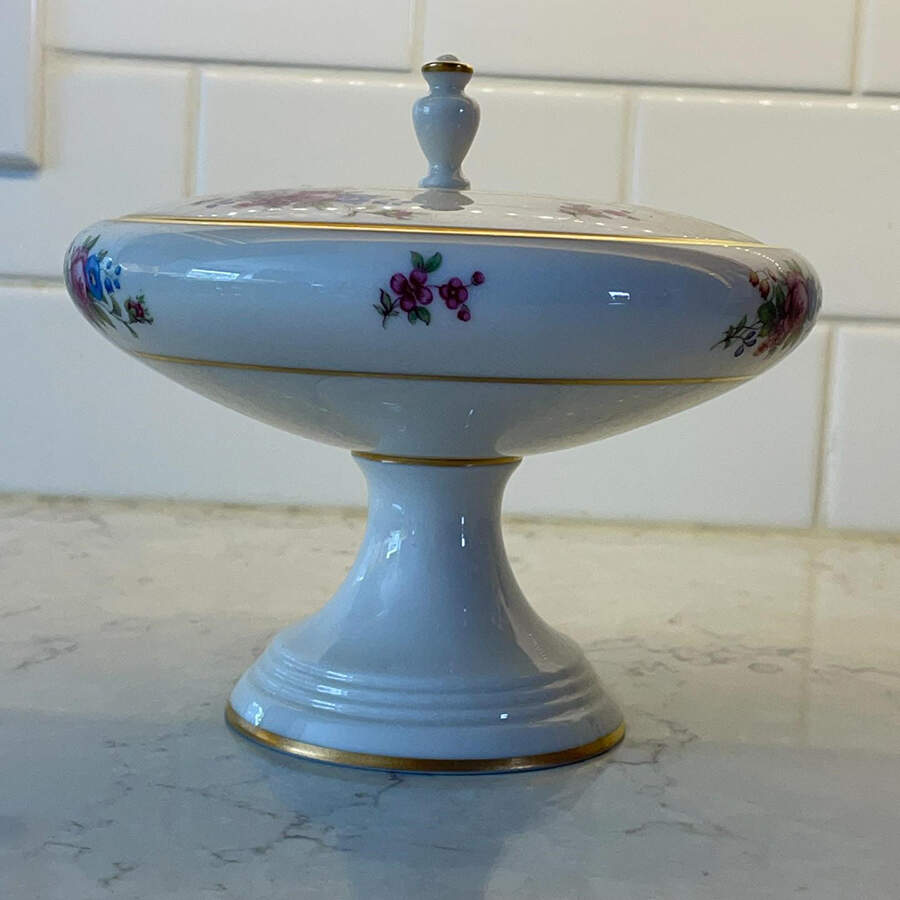 Lenox Rose Candy Box & Lid by Lenox-1