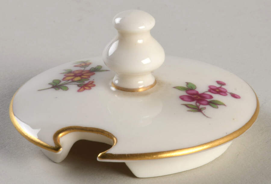 Lenox Rose Lid for Mustard Jar by Lenox-1