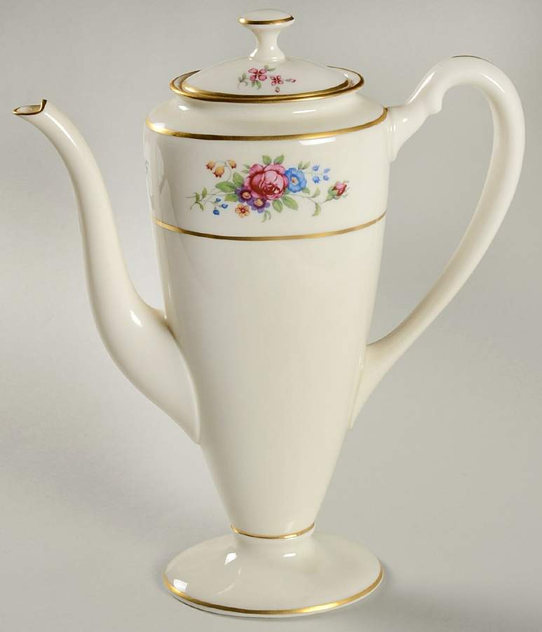 Lenox Rose Shape 741 Coffee Pot & Lid by Lenox-1