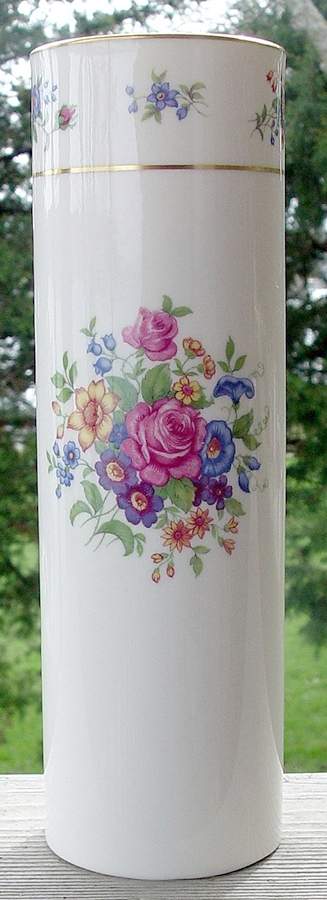 Lenox Rose 10" Cylinder Vase by Lenox-1