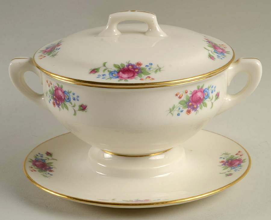 Lenox Rose Sauce Boat & Lid by Lenox-1