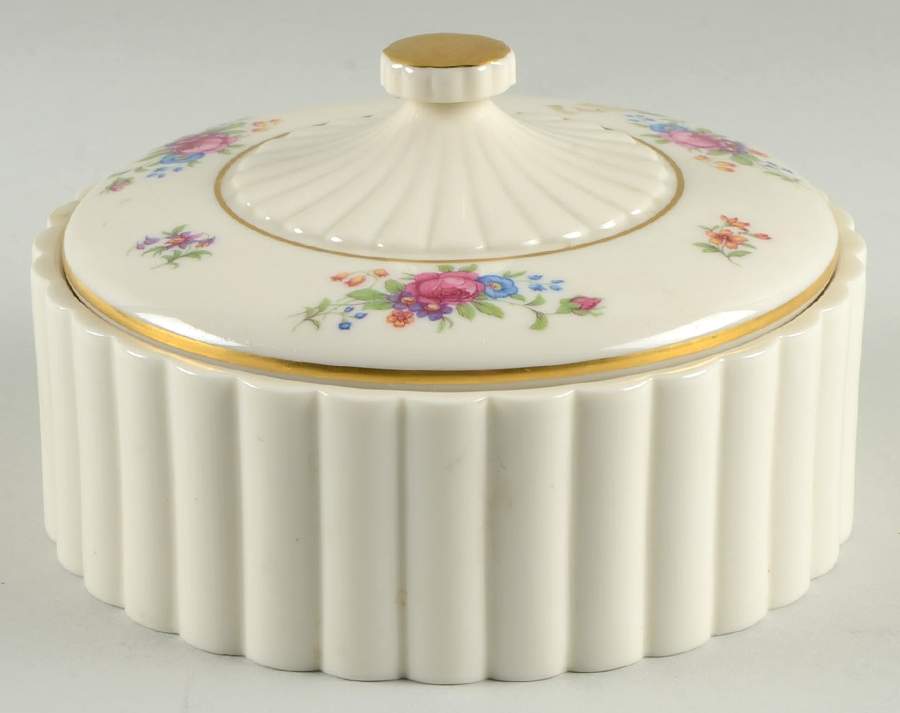 Lenox Rose Round Box & Lid by Lenox-1