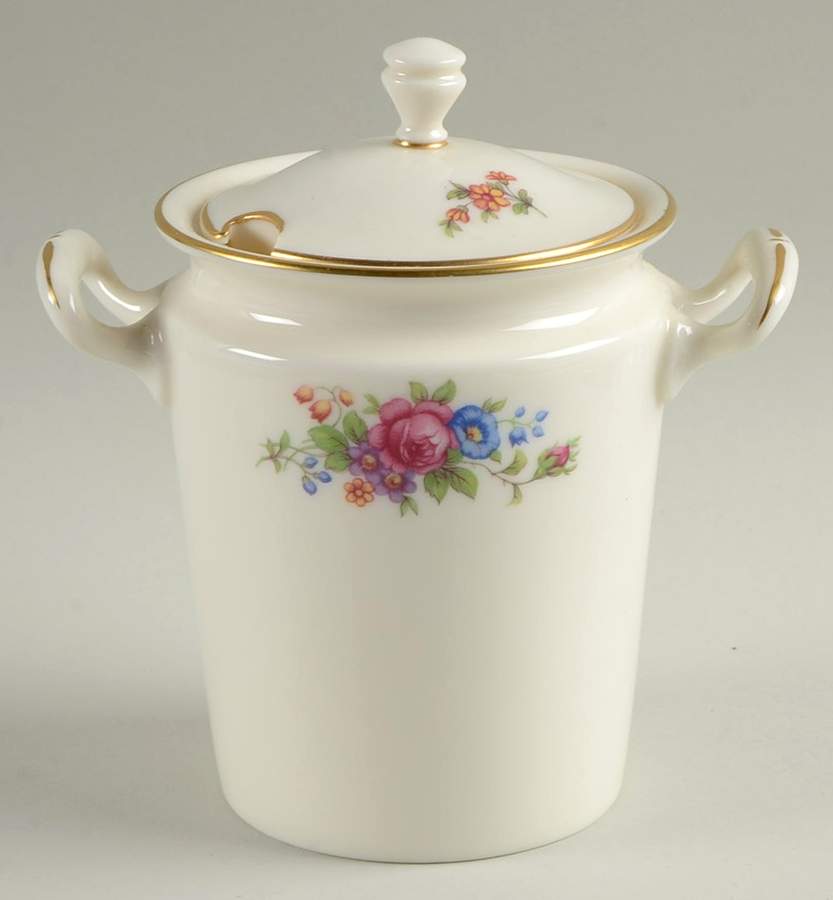Lenox Rose Jam/Jelly & Lid by Lenox-1