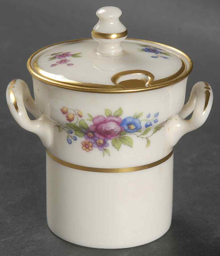 Lenox Rose Mustard Jar & Lid by Lenox-1