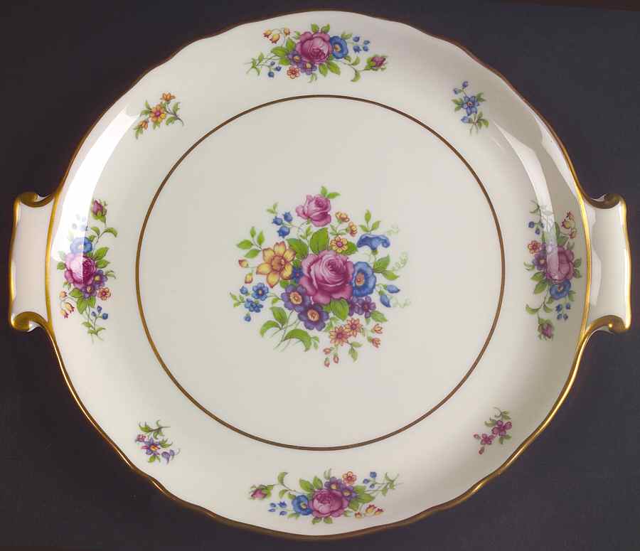 Lenox Rose Handled Cake Plate by Lenox-1