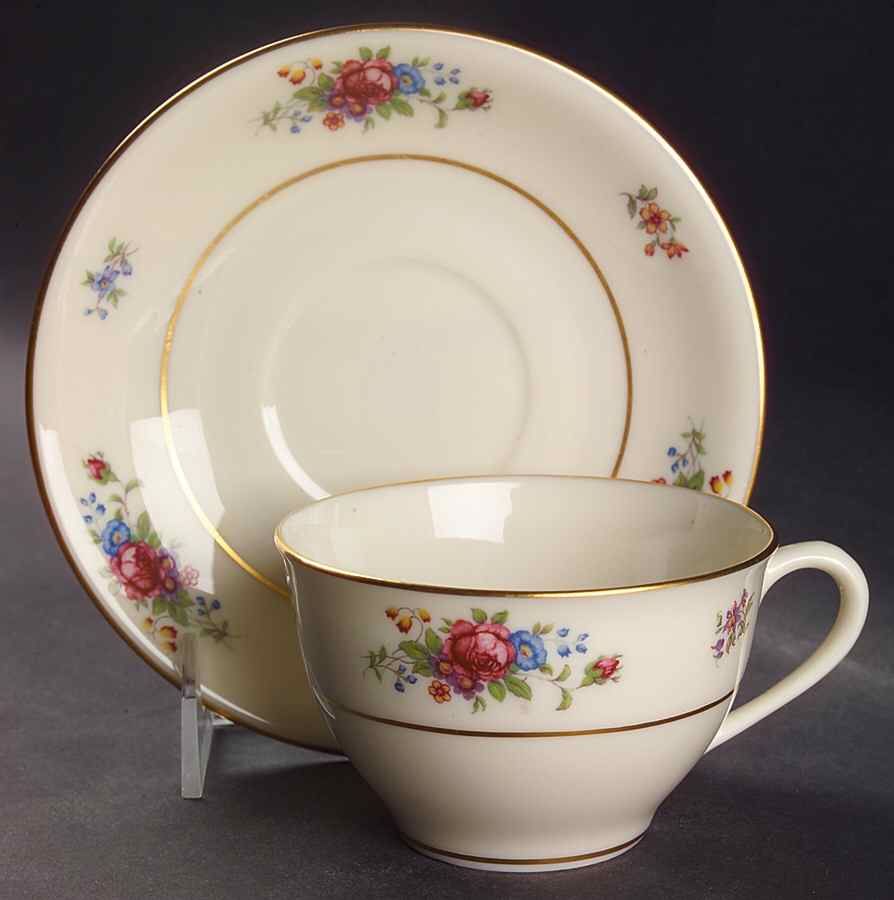 Lenox Rose Oversized Cup & Saucer Set by Lenox-1