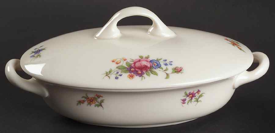 Lenox Rose Chop Dish & Cover by Lenox-1