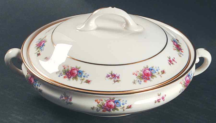 Lenox Rose Round Covered Vegetable by Lenox-1