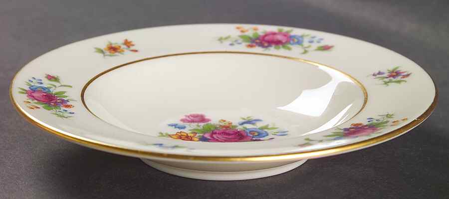 Lenox Rose Rim Fruit/Dessert (Sauce) Bowl by Lenox-1
