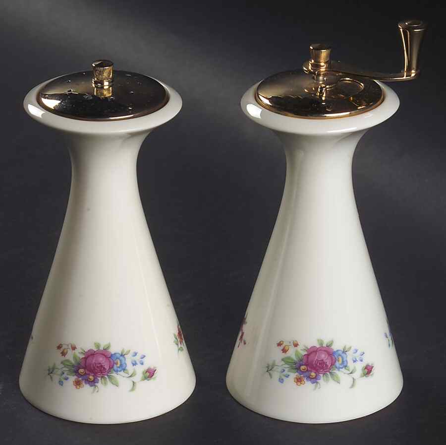 Lenox Rose Salt Mill & Pepper Mill Set by Lenox-1
