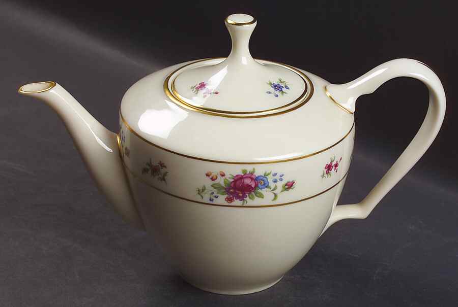 Lenox Rose Teapot & Lid by Lenox-1