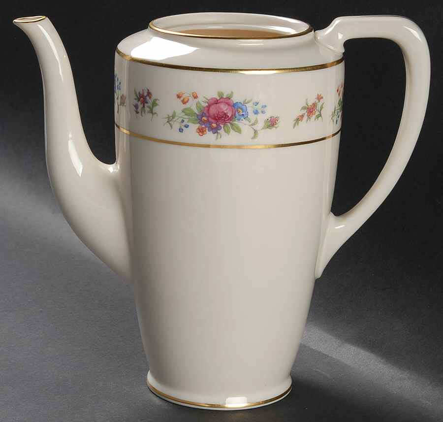 Lenox Rose Coffee Pot No Lid by Lenox-1