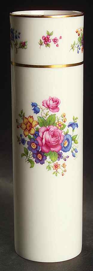 Lenox Rose 8" Cylinder Vase by Lenox-1