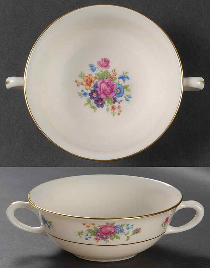 Lenox Rose Flat Cream Soup Bowl by Lenox-1
