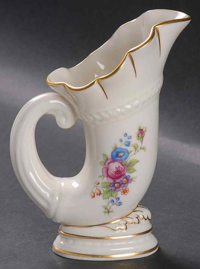 Lenox Rose 4" Horn of Plenty Vase by Lenox-1