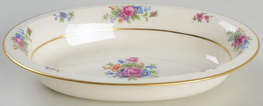 Lenox Rose 8" Oval Vegetable Bowl by Lenox-1