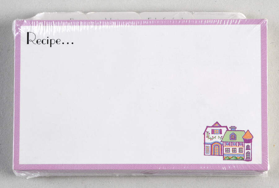 Lenox Village Giftware 3 X 5 Recipe Card - Set of 100 by Lenox-1