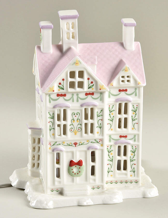 Lenox Village Giftware Battery Lighted Figural House by Lenox-1