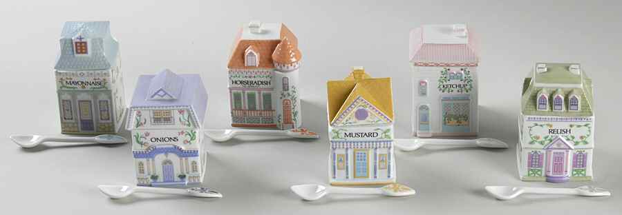 Lenox Village Giftware 18 Piece Condiment Jar Set by Lenox-1