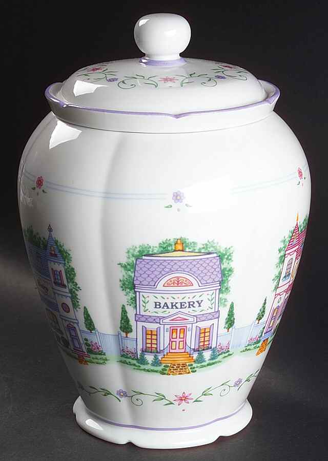 Lenox Village Giftware Cookie Jar & Lid by Lenox-1