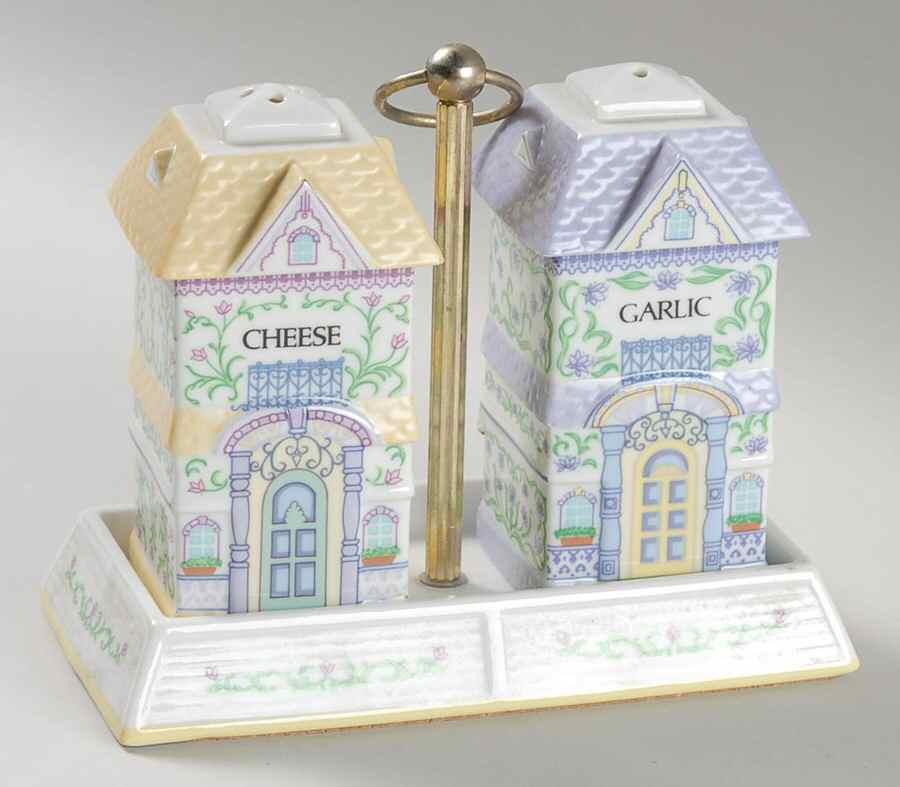 Lenox Village Giftware Cheese and Garlic Set with Caddy by Lenox-1