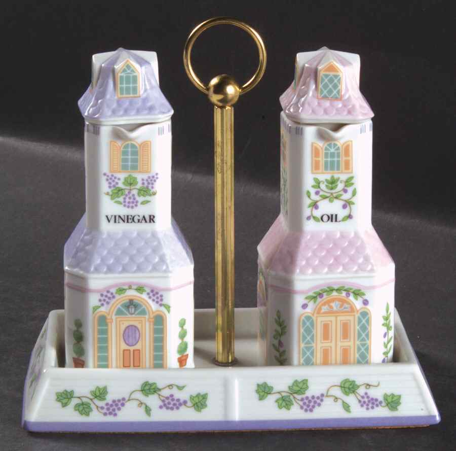 Lenox Village Giftware Vinegar and Oil Tray Set by Lenox-1