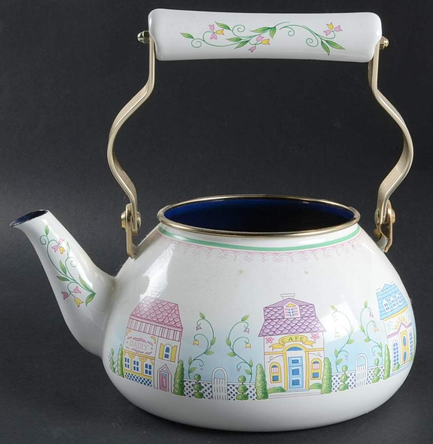 Lenox Village Giftware Metal Kettle No Lid by Lenox-1