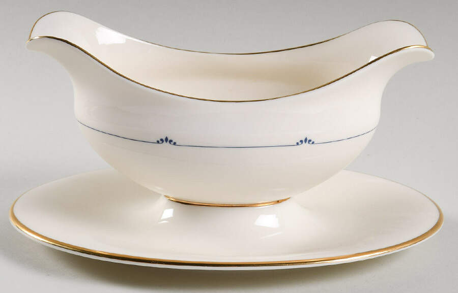 Liberty Gravy Boat with Attached Underplate by Lenox-1