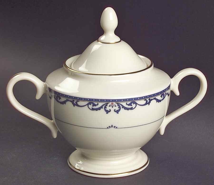 Liberty 1999 Shape Sugar Bowl & Lid by Lenox-1