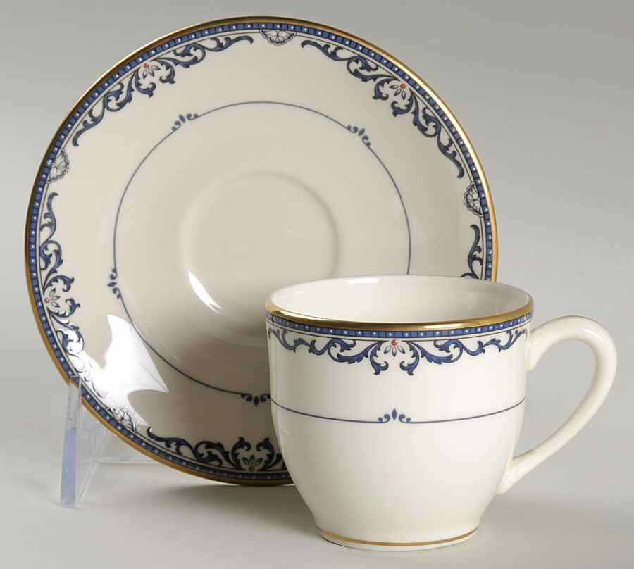 Liberty Flat Demitasse Cup & Saucer Set by Lenox-1