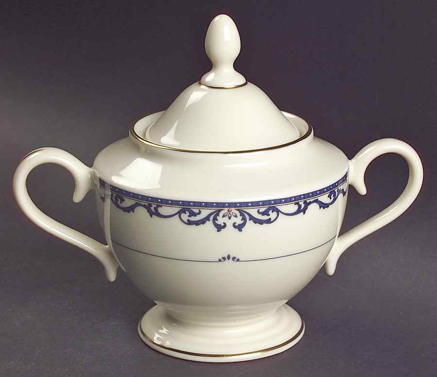 Liberty 1999 Shape Sugar Bowl & Lid by Lenox-1