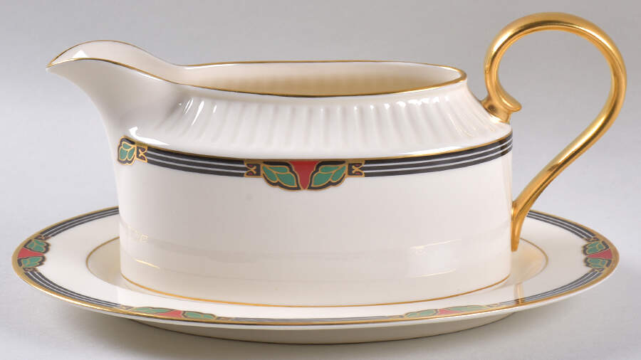 Lohengrin Gravy Boat & Underplate/Relish by Lenox-1