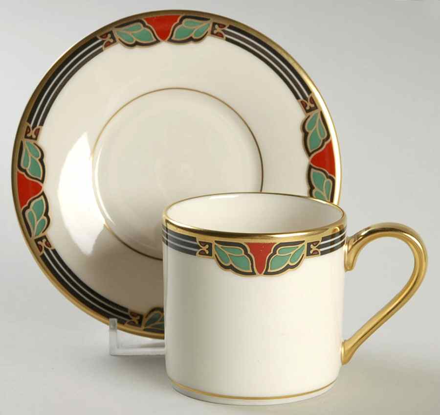 Lohengrin Flat Demitasse Cup & Saucer Set by Lenox-1