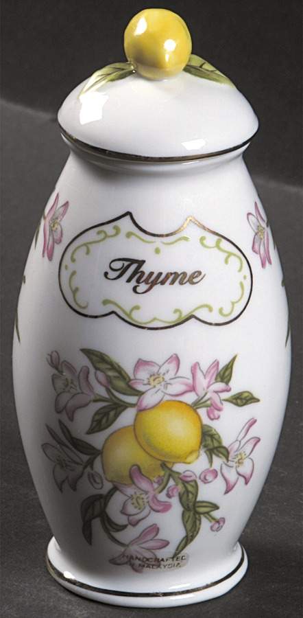 Lenox Orchard Giftware Spice Jar Set Individual Jar & Lid by Lenox-1
