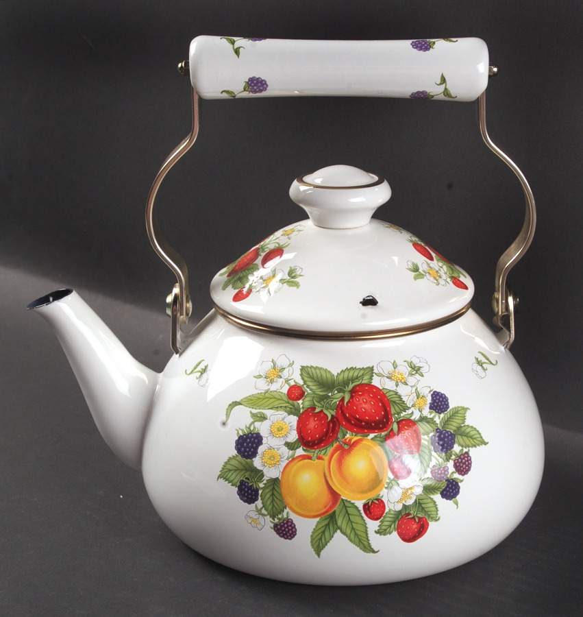 Lenox Orchard Giftware Metal Kettle & Lid by Lenox-1