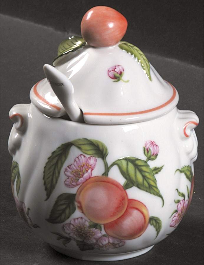 Lenox Orchard Giftware Jam/Jelly & Lid W/Spoon by Lenox-1