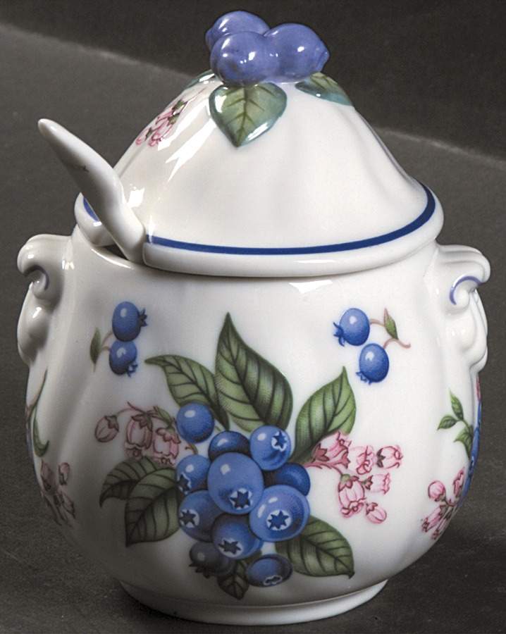 Lenox Orchard Giftware Jam/Jelly & Lid W/Spoon by Lenox-1