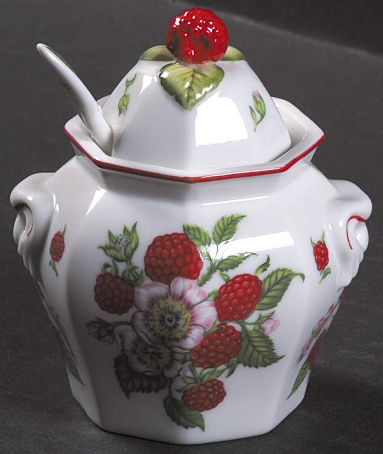 Lenox Orchard Giftware Jam/Jelly & Lid W/Spoon by Lenox-1
