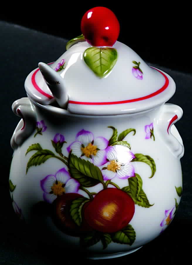 Lenox Orchard Giftware Jam/Jelly & Lid W/Spoon by Lenox-1