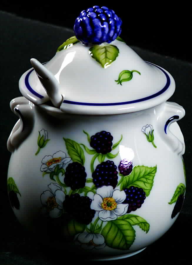 Lenox Orchard Giftware Jam/Jelly & Lid W/Spoon by Lenox-1