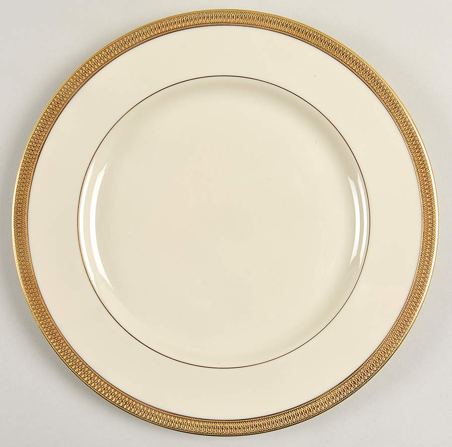Lowell (Gold Backstamp) Millennium Dinner Plate by Lenox-1