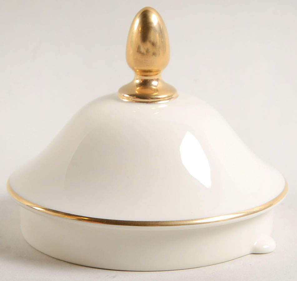 Lowell (Gold Backstamp) Lid for 1999 Shape Teapot by Lenox-1