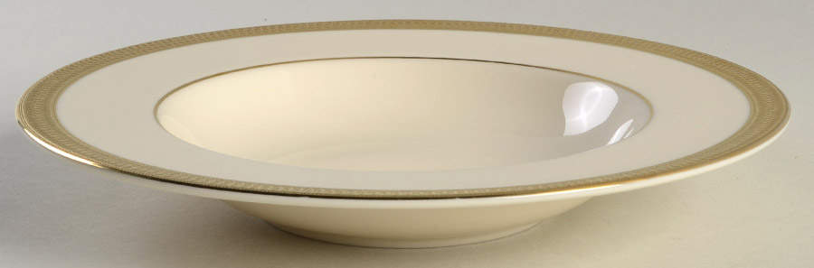 Lowell (Gold Backstamp) Rim Soup Bowl by Lenox-1
