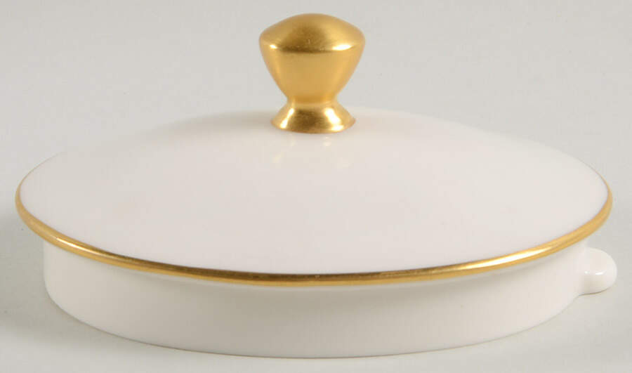 Lowell (Gold Backstamp) Lid for Shape 742 Teapot by Lenox-1