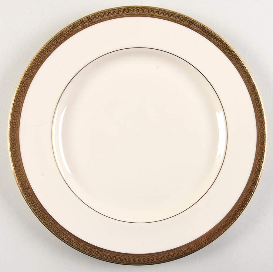 Lowell (Gold Backstamp) Millennium Dinner Plate by Lenox-1