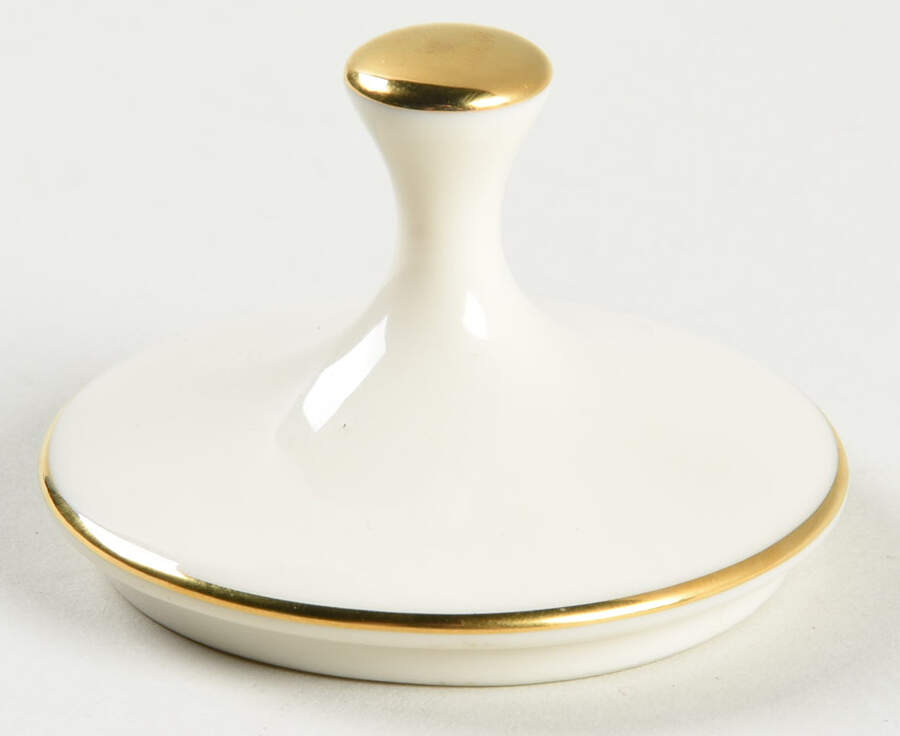 Lowell (Gold Backstamp) Lid for Sugar Bowl by Lenox-1