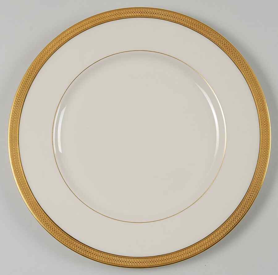 Lowell (Gold Backstamp) Luncheon Plate by Lenox-1