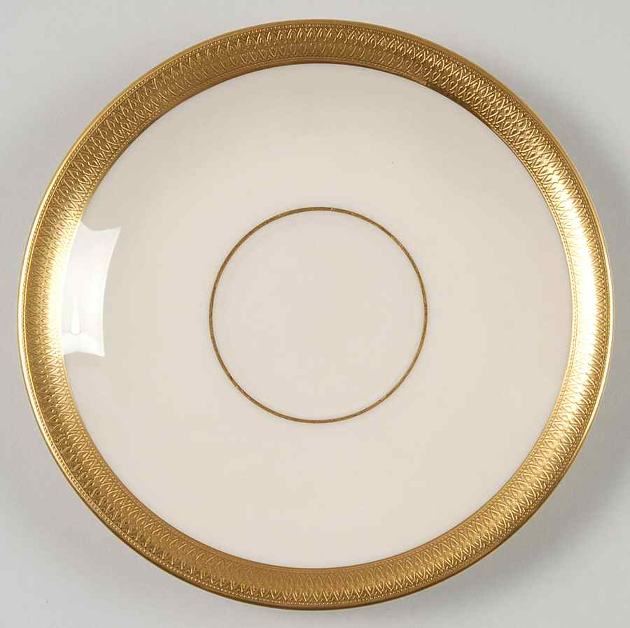 Lowell (Gold Backstamp) Saucer by Lenox-1